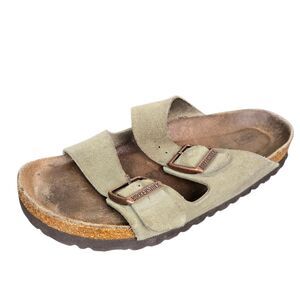 LEFT SHOE ONLY Birkenstock Aizona Sandals Sz 36 US W5 Suede Mocha Amputee